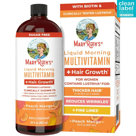 Multivitaminico - Melocotón Mango - Mary Ruths x 887ml - XpressColShop