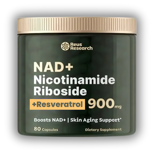 NAD+ Resveratrol Liposomal Reus Research x 80 Cápsulas Original I Glamurify